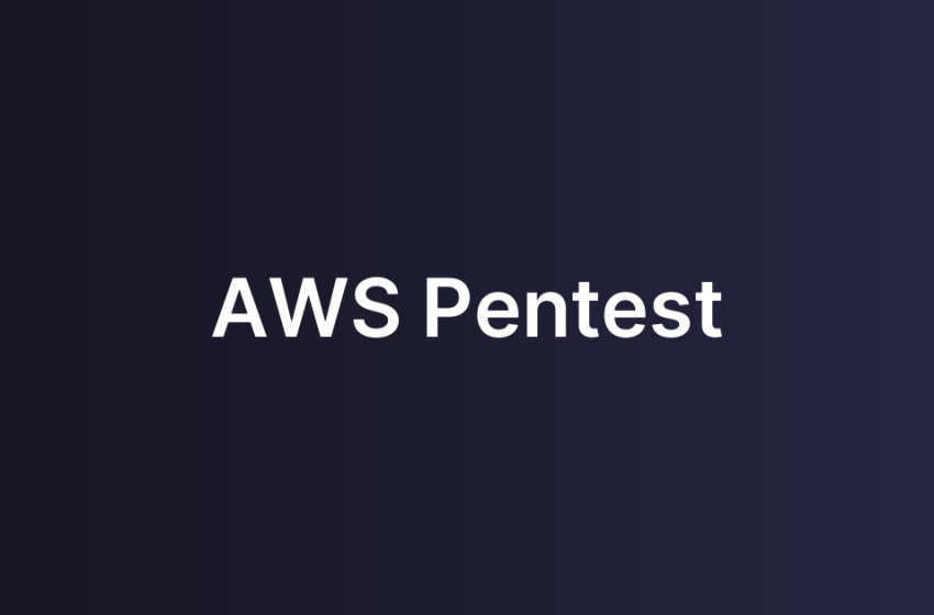 AWS Pentest
