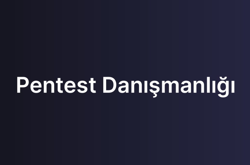 Pentest Danışmanlığı