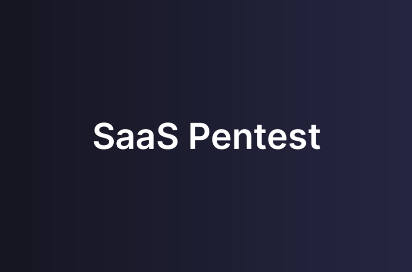 SaaS Pentest
