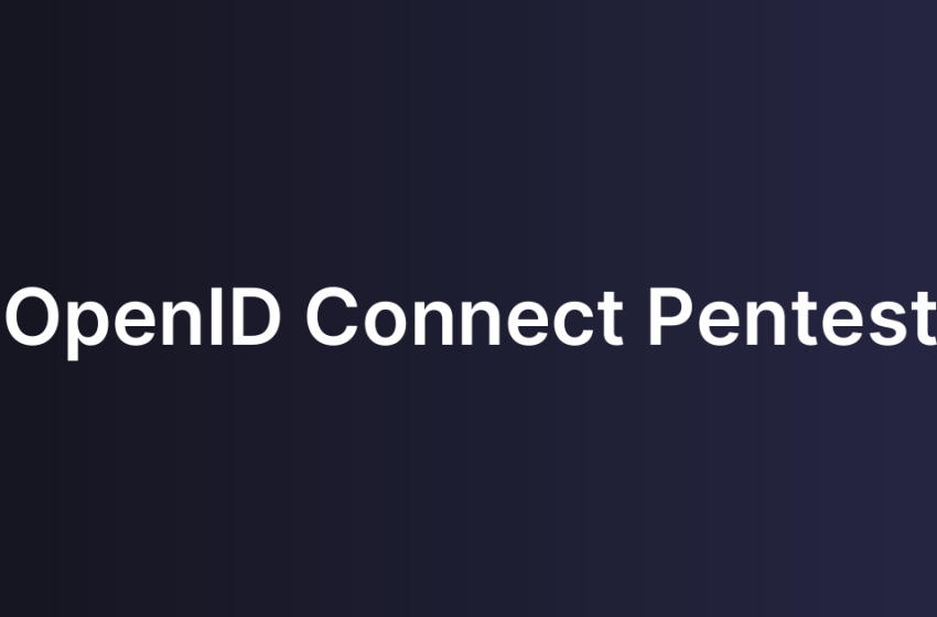 OpenID Connect Pentest