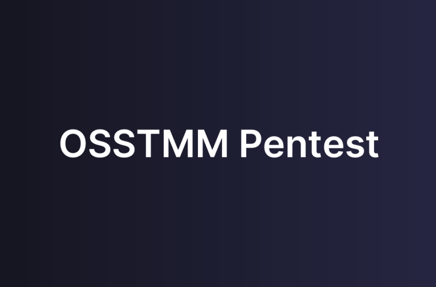 OSSTMM Pentest