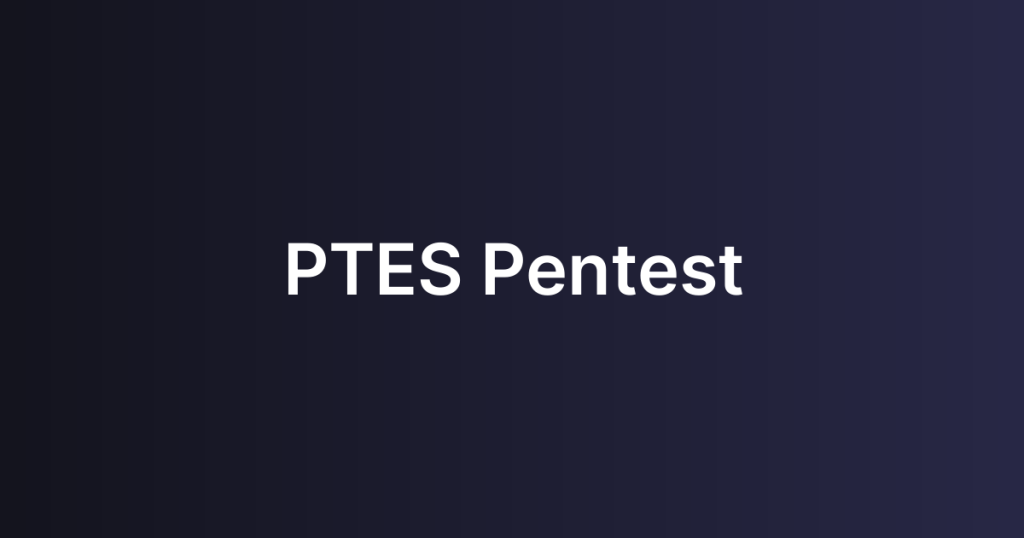 PTES Pentest